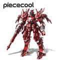 Piececool 3D Metal Puzzle -RED THUNDER Model Building Kits Jigsaw Toy ,Christmas Birthday Gifts for Adults
