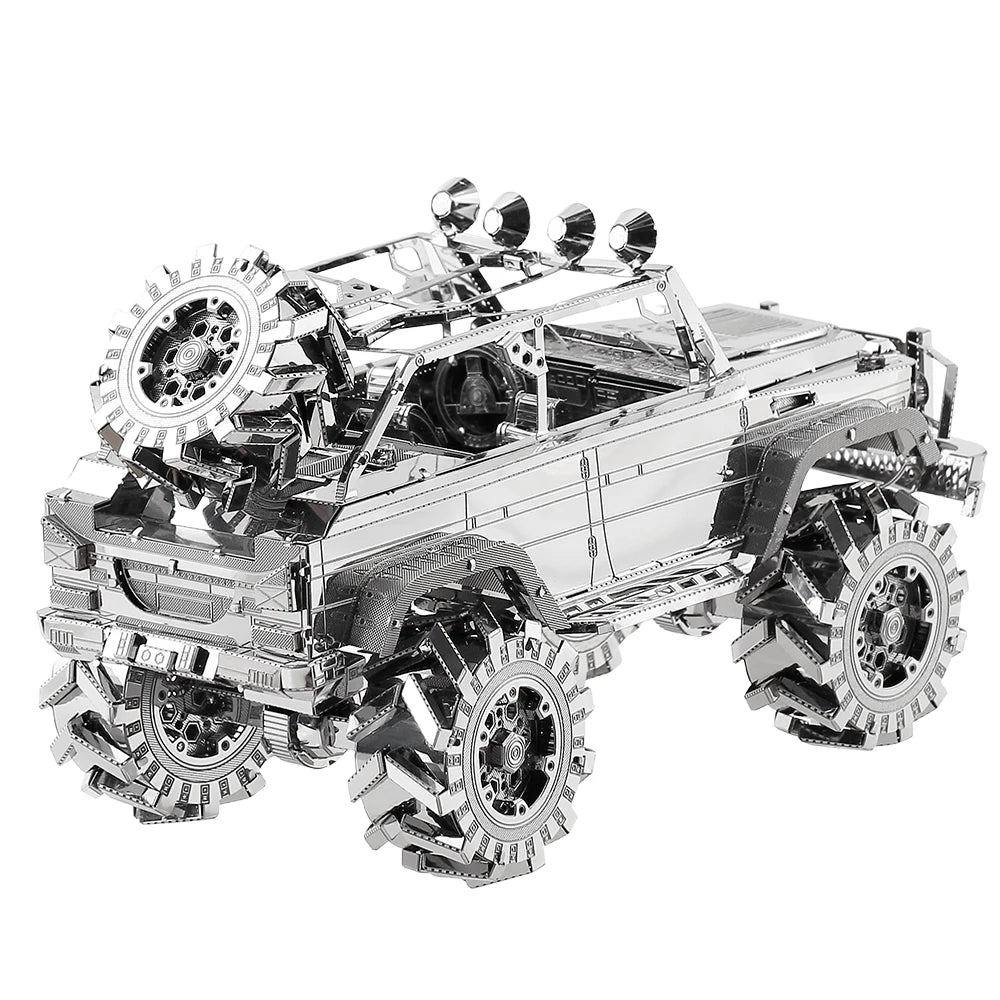 Piececool 3D Metal Puzzles - Off-Road Vehicle DIY Model Building Kits, Ideal Christmas Birthday Gifts for Adults