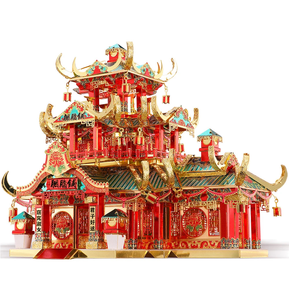 Piececool 3D Metal Puzzle for Adult Chinese Style Building Kits DIY Model for Jigsaw Toy