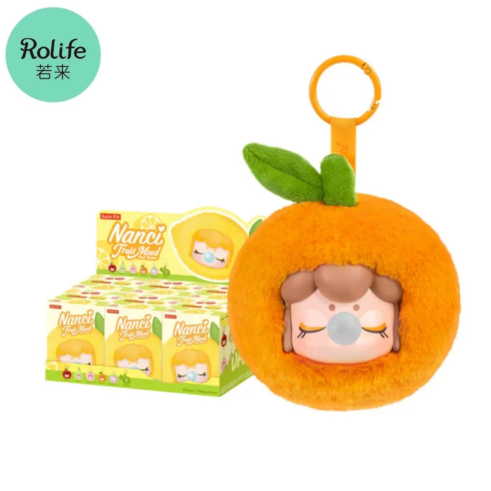 Robotime Rolife Nanci Fruit Mood Plush Blind Box 1 Piece Random Plush Figure Anime Action Figurine Collectible Toy for Collector