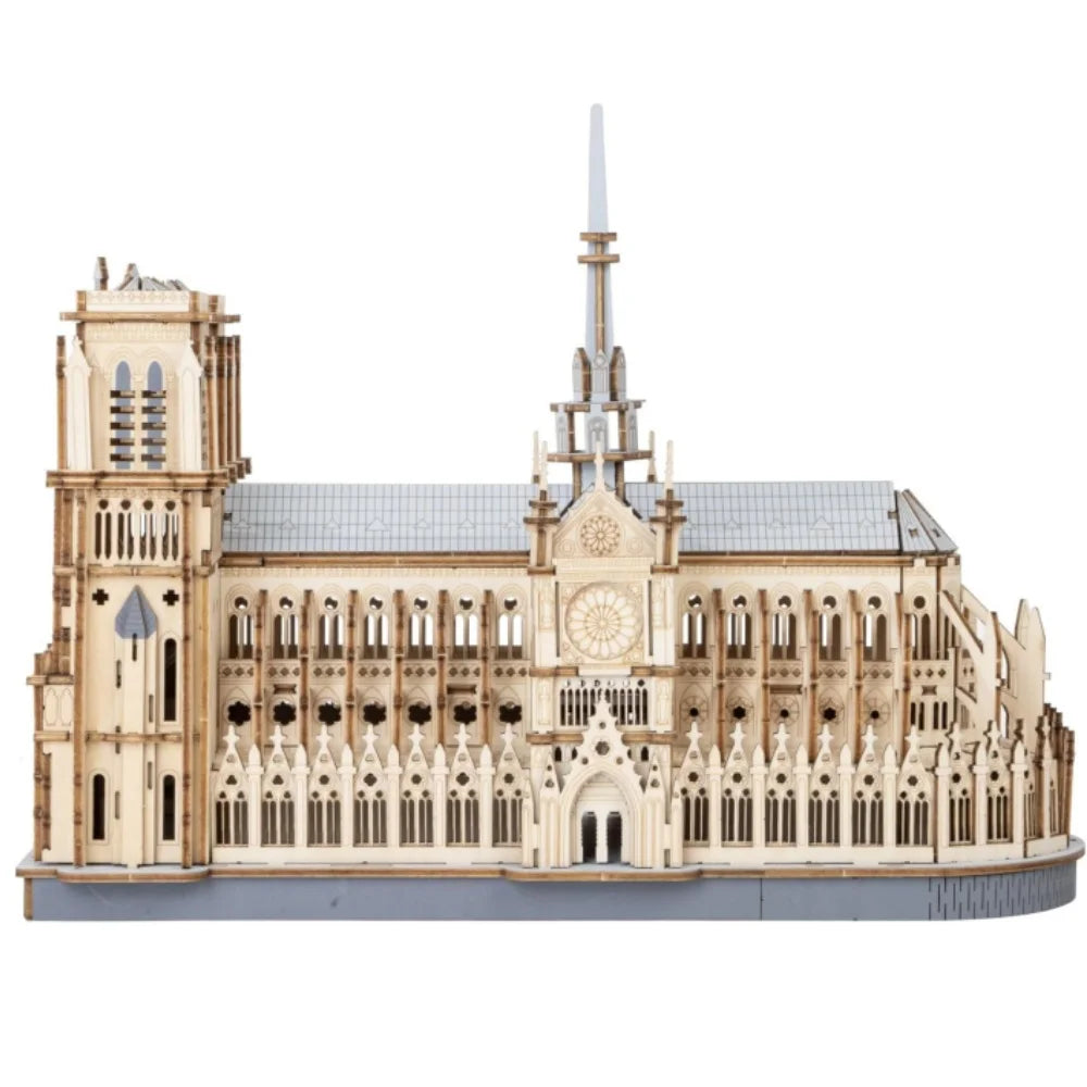 Robotime 3D Wooden Puzzle Game Big Ben Tower Bridge Pagoda Building Model Toys For Children Kids Birthday Gift