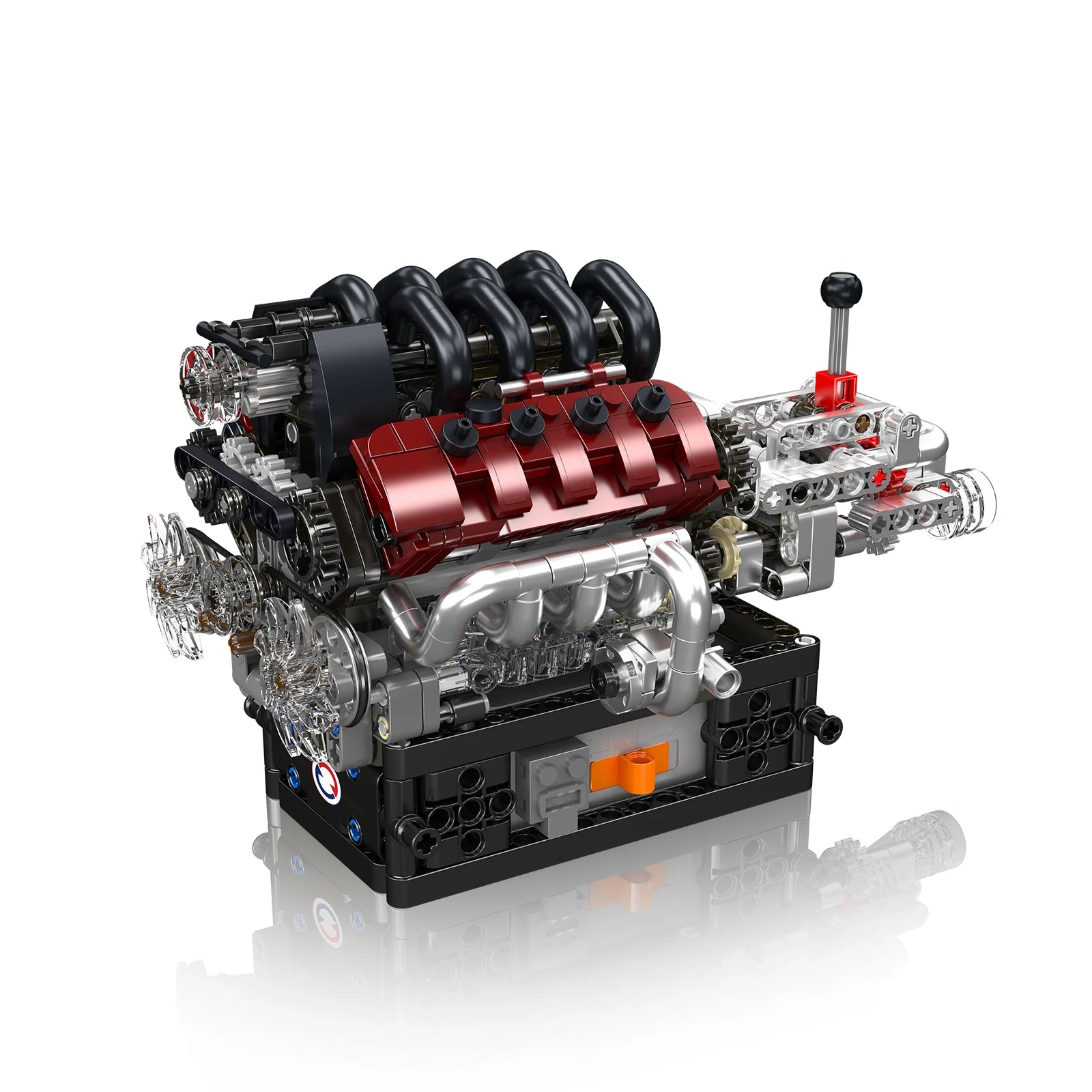 Simulation 10227 V8 Engine Model Technology Building Blocks With Motor+Transmission 787Pcs Assembled Collectible MOC Bricks Gift