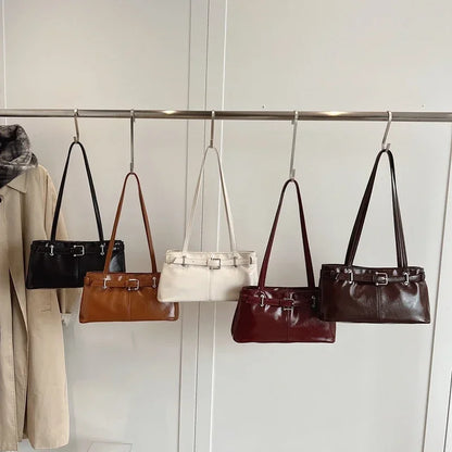 Vintage Handbag for Women Large Capacity 2024 New Autumn/winter Underarm Commuting Bag Korean Casual Single Shoulder Tote Bag