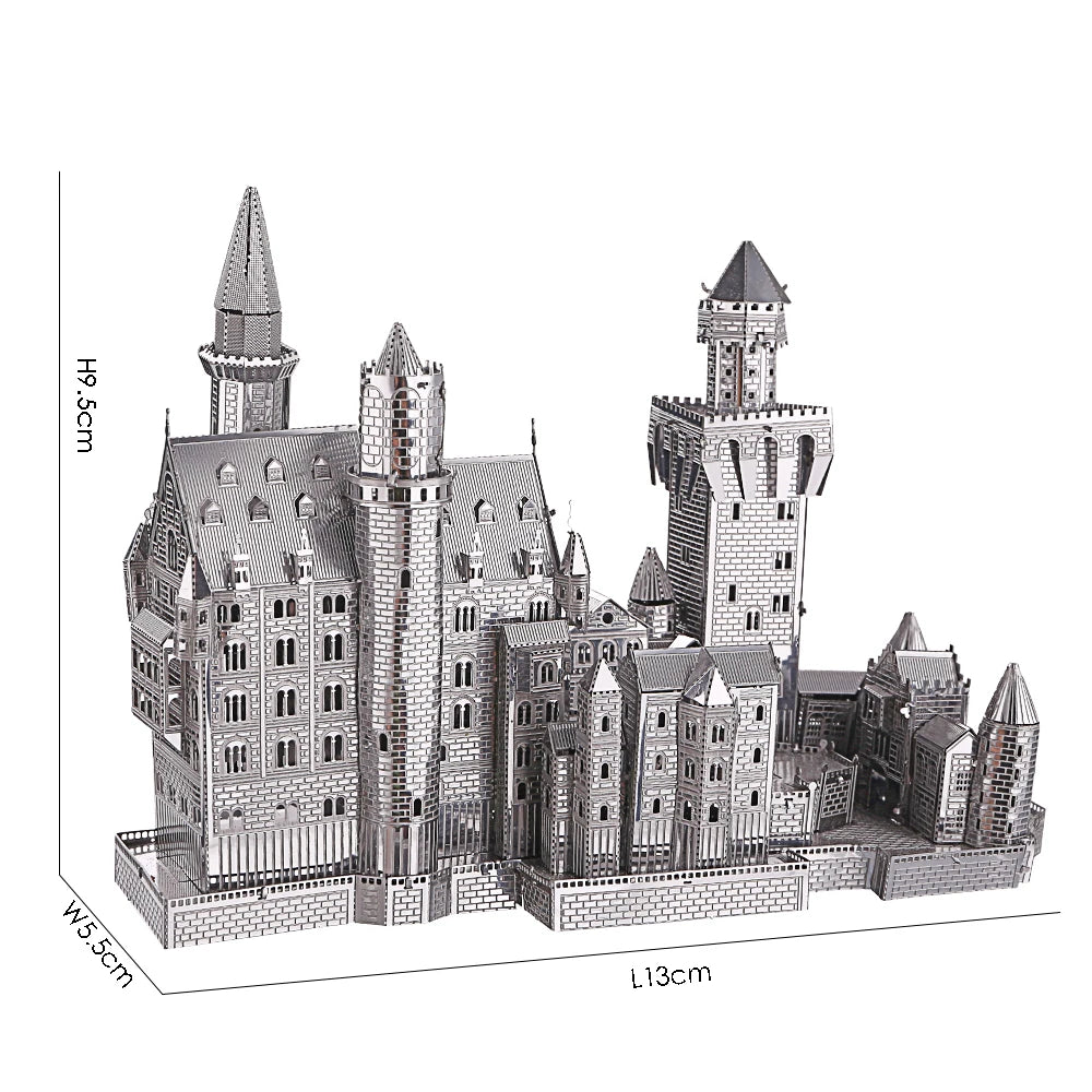 Piececool 3D Metal Puzzles Building Model Set Assembly DIY Kit for Brain Teaser Famous Architecture Jigsaw Christmas Gift