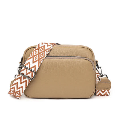 Luxury Solid Color Genuine Leather Ladies Messenger Bag 100% Soft Cowhide Shoulder Crossbody Bags For Women 2023 Female Handbags