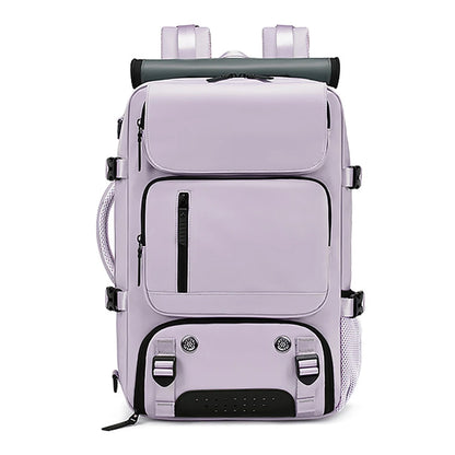 XOKY Large Travel Backpack Boardable Backpack USB Charging Waterproof Outdoor Travel Backpack independent shoe compartment 8102