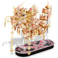 Piececool 3D Metal Puzzles Lucky Dragon Assembly Model Kits Jigsaw DIY Toy Creative Gifts for Chinese New Year Craft 383 pcs