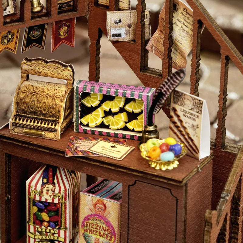 1pc,Diy Wooden Doll House,Assembly Model Kit,3d Puzzle, Birthday Christmas Gifts for teenagers and adults,Home Decor Micro Model