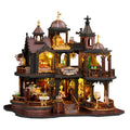 New DIY Edinsburg Castle Miniature Kit - Handcrafted 3D Book Nook Model, Creative Christmas & Black Friday Gift Idea