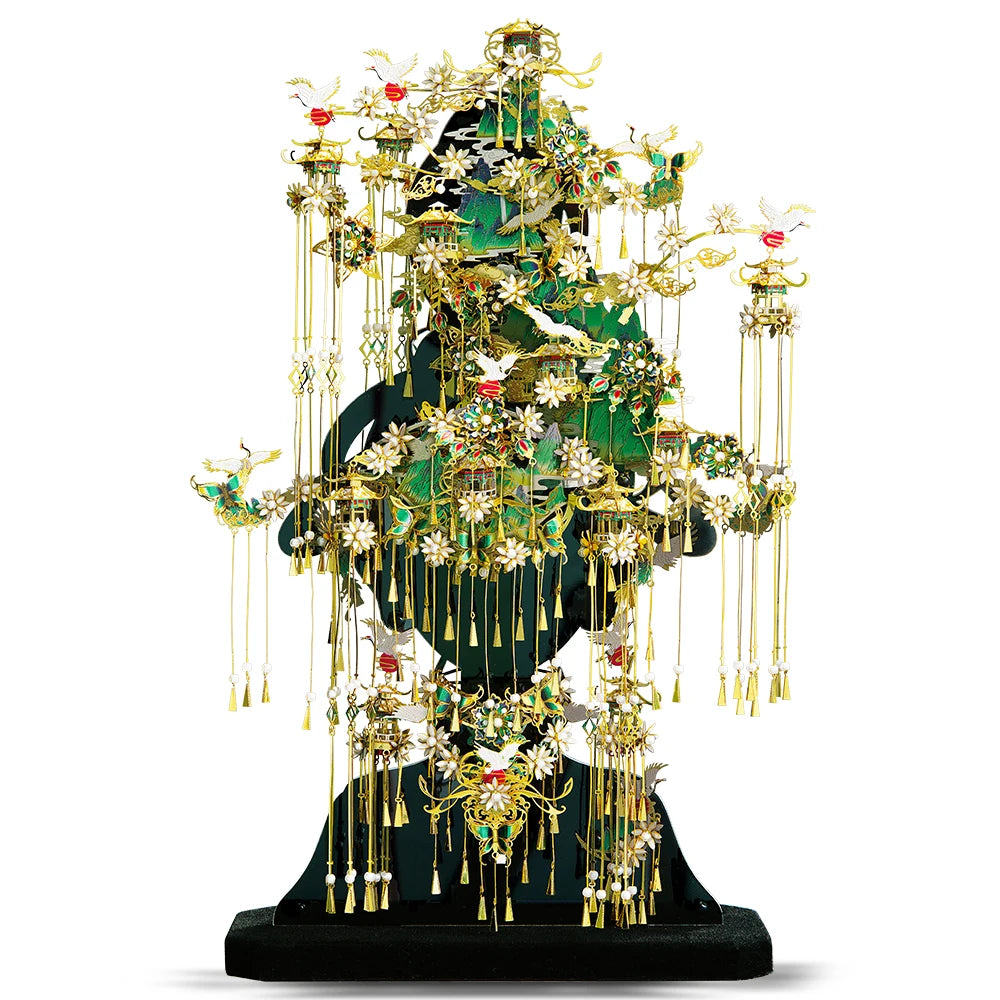 Piececool 3d Metal Puzzle for Adult QING SHAN DAI Jigsaw DIY Building Kits Great Birthday Gifts Model Kits