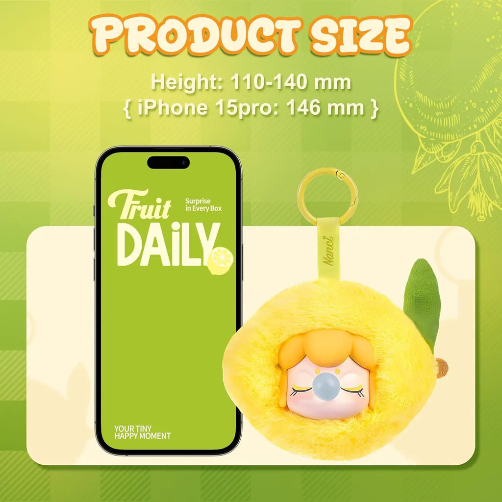 Robotime Rolife Nanci Fruit Mood Plush Blind Box 1 Piece Random Plush Figure Anime Action Figurine Collectible Toy for Collector