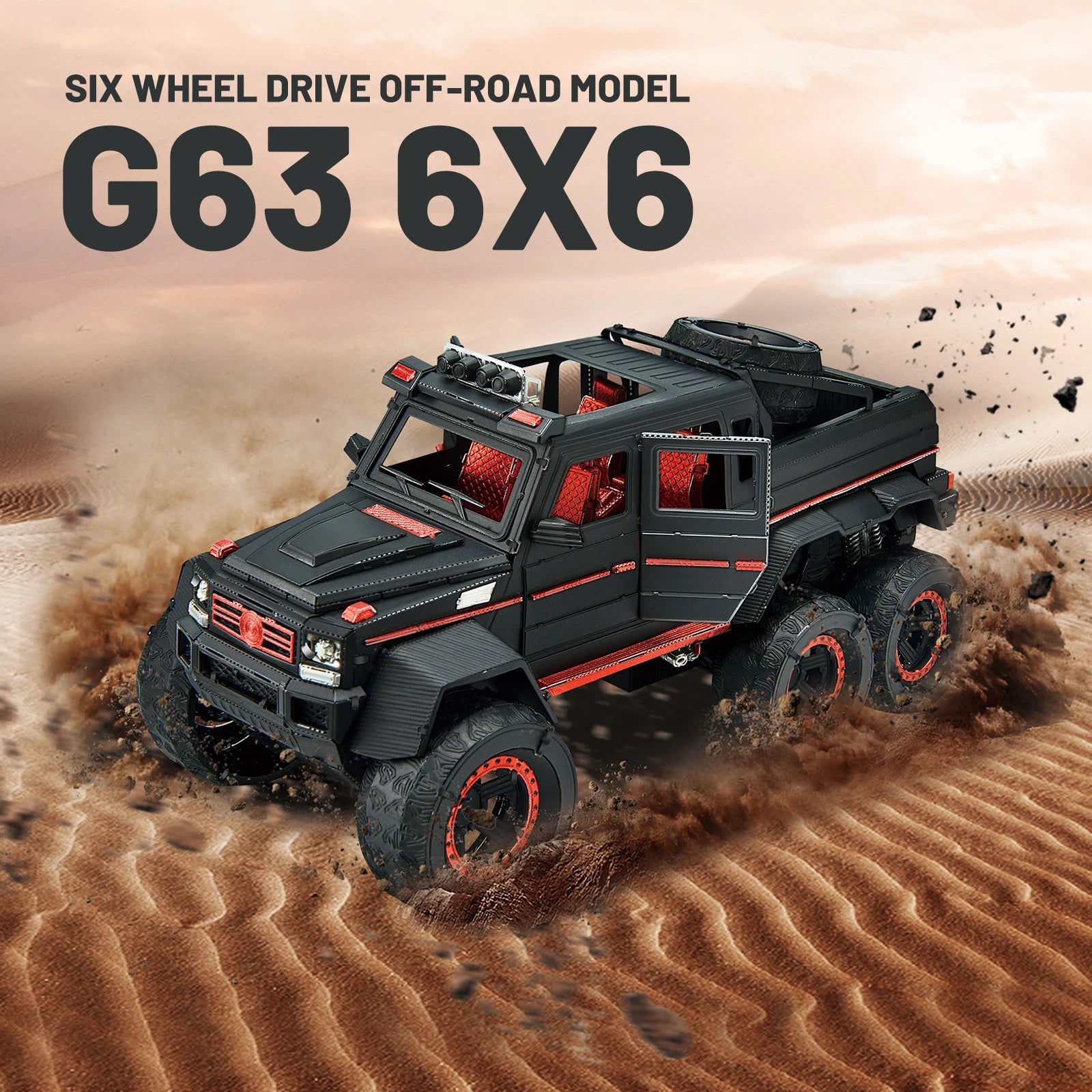 Piececool 3D Metal Puzzles Truck G63 Assembly Model Kits DIY Car Jeep Model for Christmas Gifts