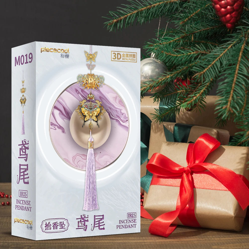 Piececool 3D Metal Puzzle Vintage Tassels Pendant Harebell Model Building Kits Jigsaw DIY Toys for Home Decoration