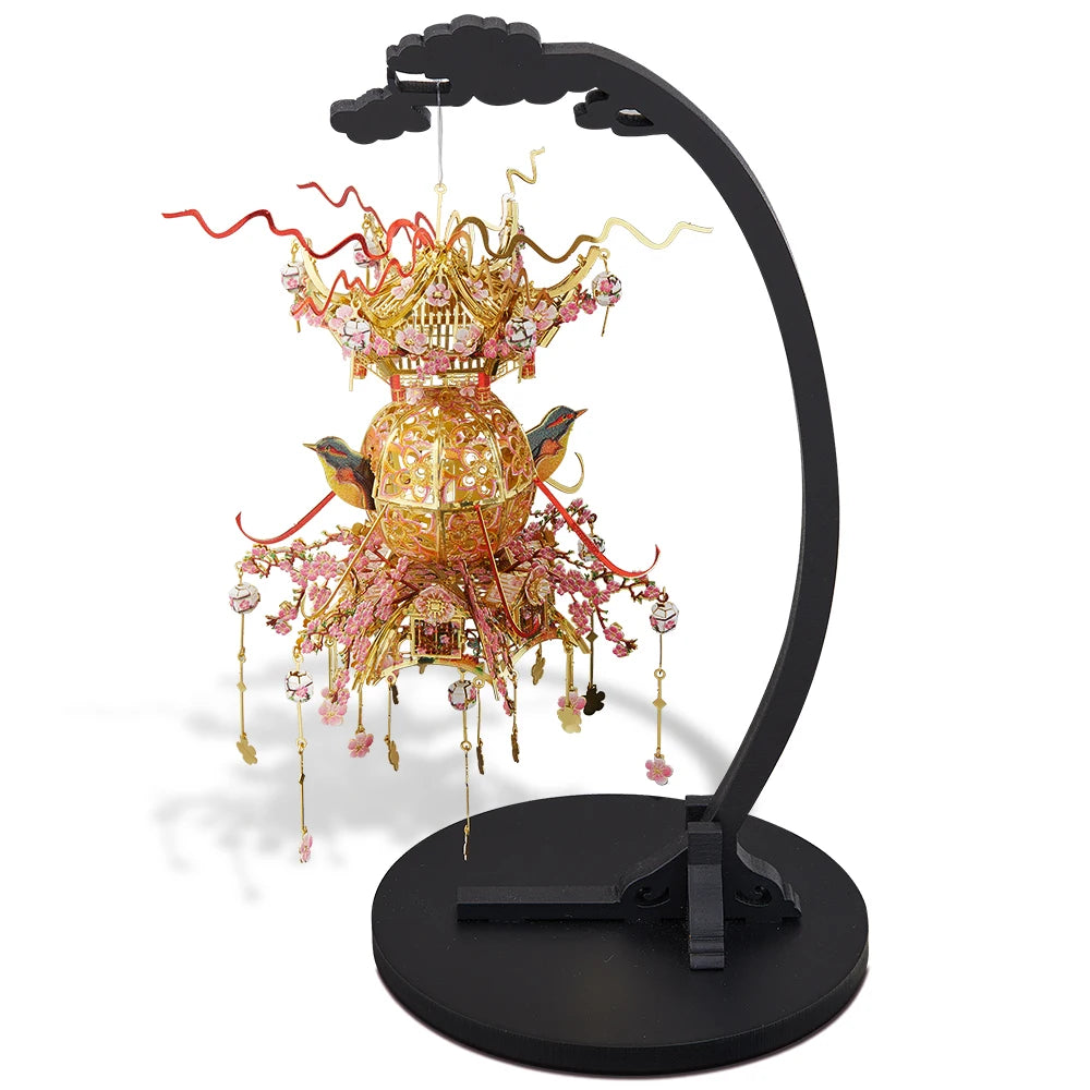 Piececool 3D Metal Puzzle Different Season Lantern Model Kits for Adult DIY Building Kits Decoration Gift