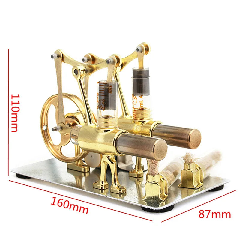 Balance Stirling Engine Miniature Model Steam Power Technology Scientific Power Generation Experimental Toy