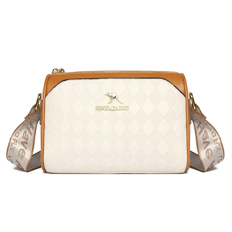 High Quality Soft Leather Shoulder Bags For Women Luxury Designer Black Purses Crossbody Bag Ladies Messenger Commute Sac A Main