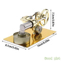 Mini External Combustion Stirling Engine Experimental Model Motor Generator Engine Physics Collection Toy Gift Educational Toy