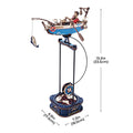 Robotime Rokr Gravity Swing Model Building Kit 3D Wooden Puzzle kit Sky Captain kit Ocean Fisher kit Best Gifts for Adults Teens
