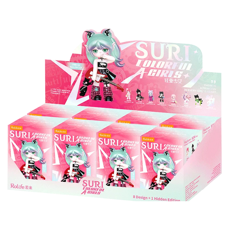 Robotime Rolife Suri A Colorful Girls Series Blind Box Dolls Action Figure Surprise Box Lady Toys-SKXX0