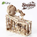 Ury 3D Wooden Puzzle Sisyphus Ancient Greek Mythological Stories Mechanical Gear Model Assembly Educational Toys Gift for Kids