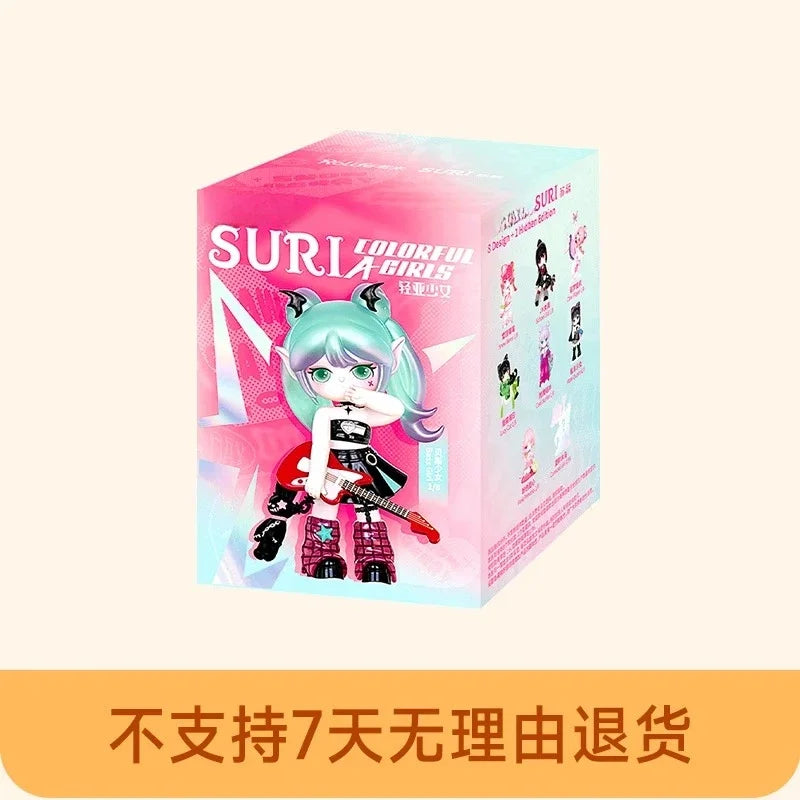 Robotime Suri A Colorful Girls Series Action Figures Blind Box Dolls Action Figure Surprise Box Trendy Cartoon Decor Toys Gifts