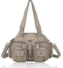 Women Handbags Satchel Top-handle Handbag PU Shoulder Bag Dumpling Pack Give Gifts Shoulder Bags Phone Money Pack