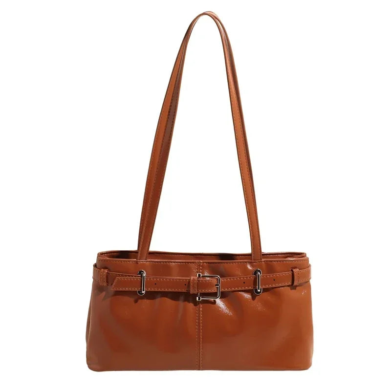 Vintage Handbag for Women Large Capacity 2024 New Autumn/winter Underarm Commuting Bag Korean Casual Single Shoulder Tote Bag