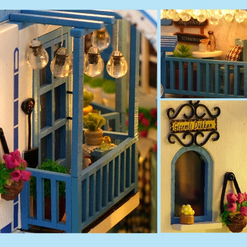 1pc,DIY Book Nook Kit,Assembly Model Kit,Bookshelf Decor,Home Decor Micro Model,The perfect gift for teenagers and adults