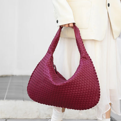 woven women handbags 2024 new arrival messenger bag good shoulder bag