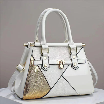 Fashionable New Women's Handbag Light Luxury Texture Lizard Pattern Colored Single Shoulder Bag Brand Trendy Crossbody Bag Women