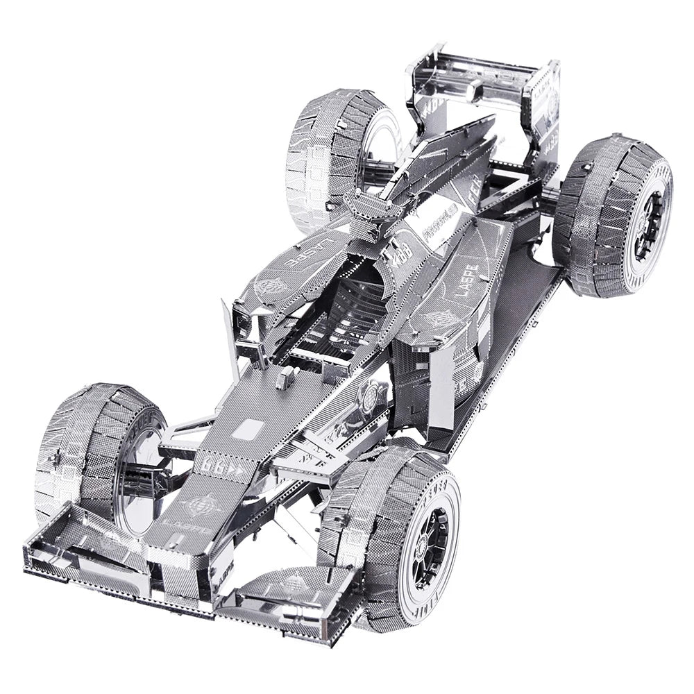Piececool 3D Metal Puzzle -Racing Car Model Building Kits Jigsaw Toy ,Christmas Birthday Gifts for Adults