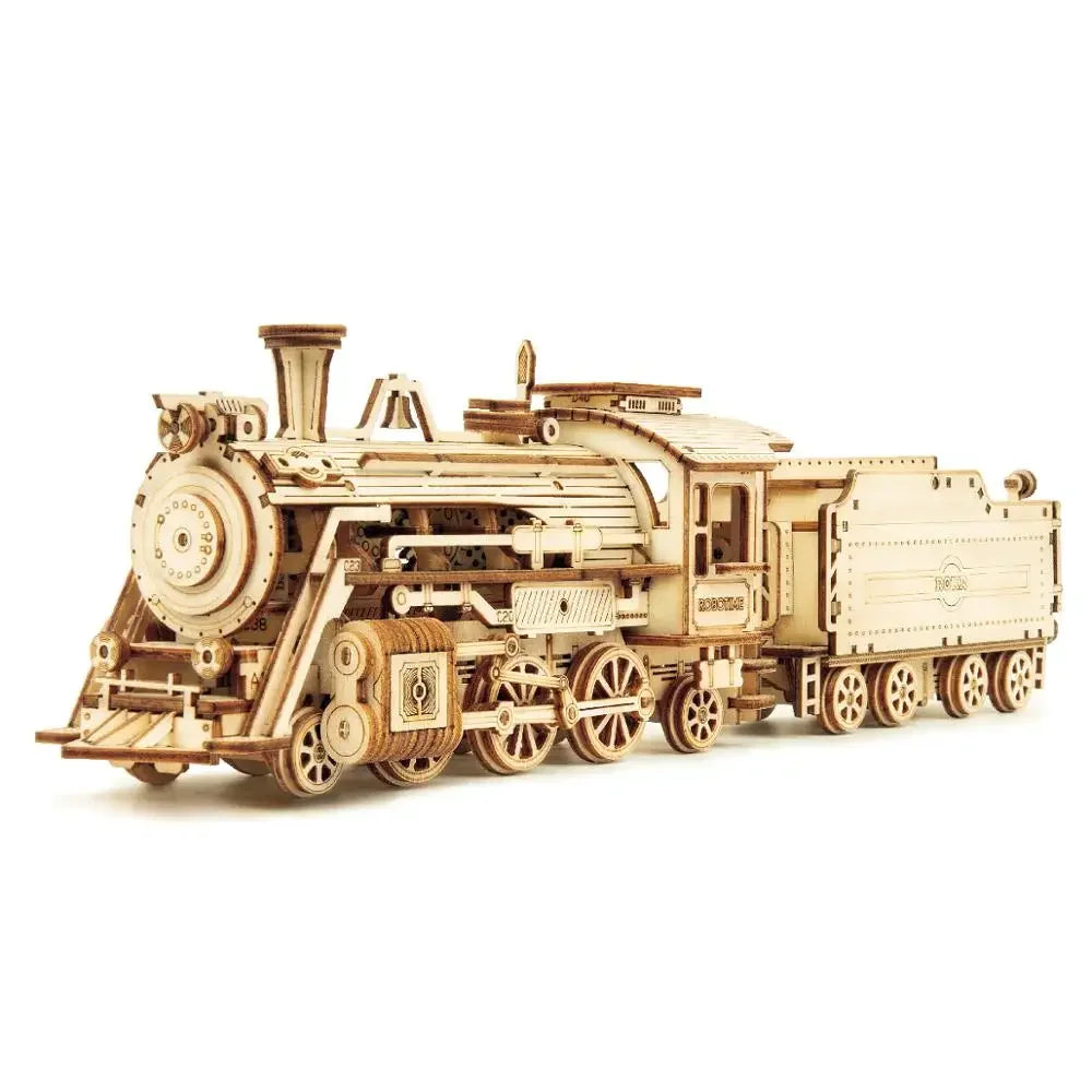 Robotime Rokr 3D Puzzle Car Wooden Model kit Vintage Car 1:18 Army Field Car 1:40 Heavy Truck 1:16 Grand Prix Car Gift for Kids