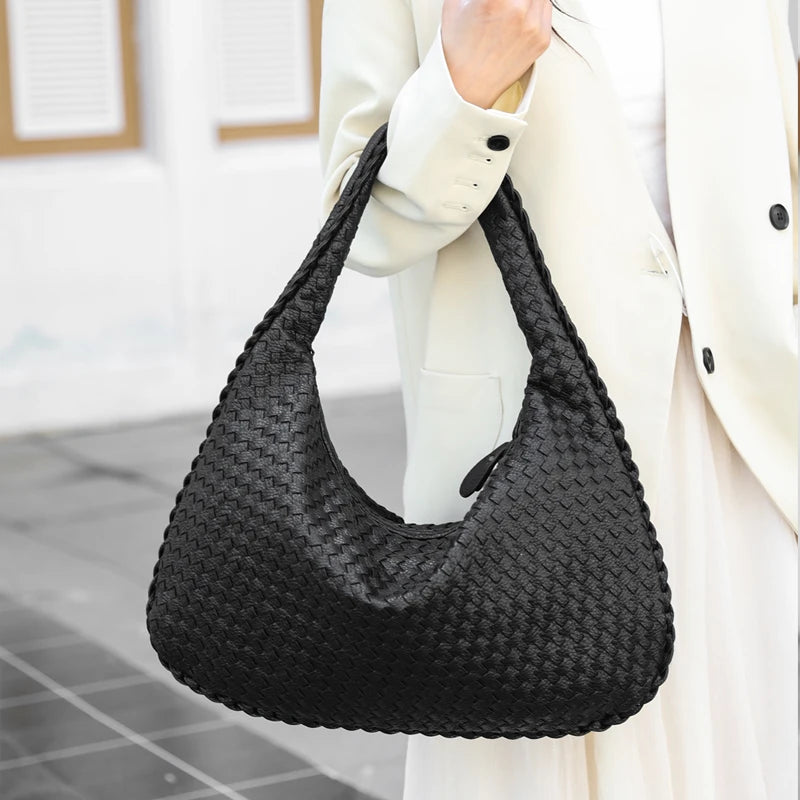 woven women handbags 2024 new arrival messenger bag good shoulder bag