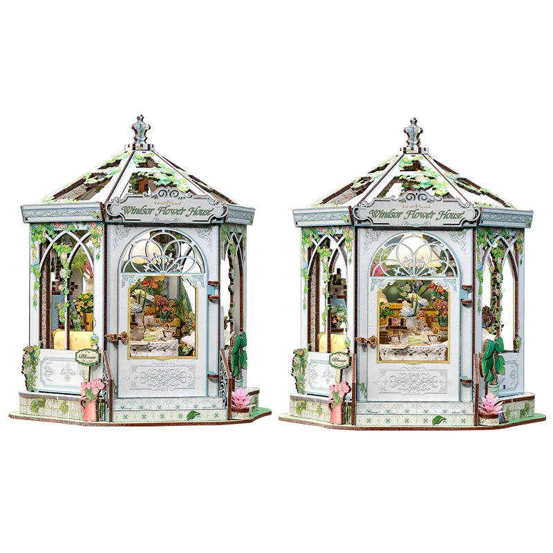 CUTEBEE Book Nook DIY Building Kit with Laser-Cut Precision Pieces 3D Wooden Puzzle  Collectible Desk Home Decor for Gift Idea