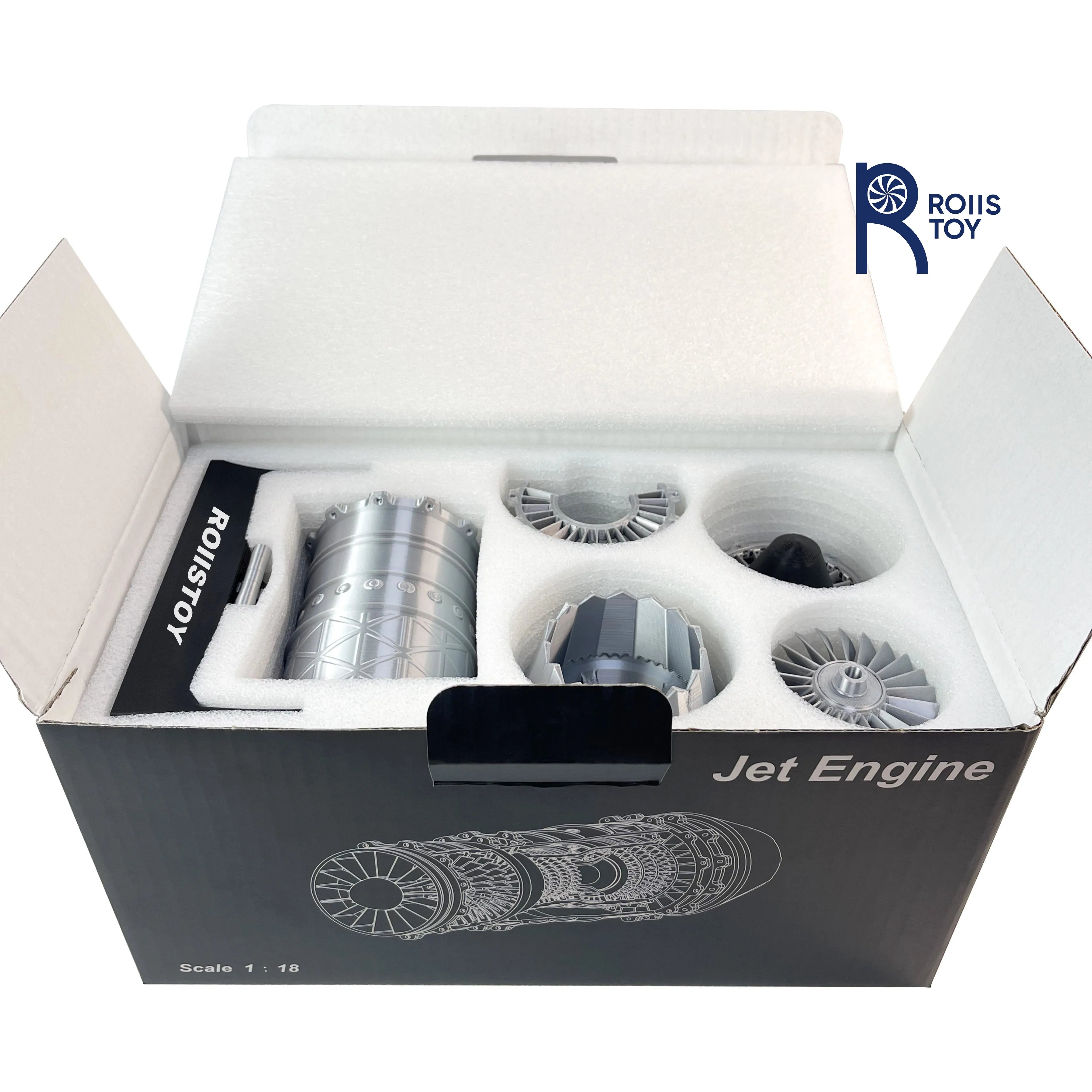 F-35 Fighter Model Toy Startable Aviation Engine High Performance Power Turbine Cool Boutique Toy Gift