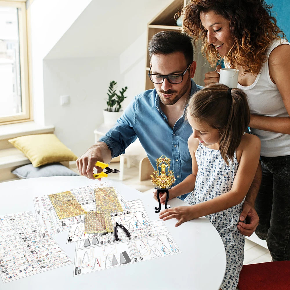 Piececool 3D Metal Puzzles Handle Ewer DIY Toys Assembly Model Kit Home Collection Building Blocks for Adult