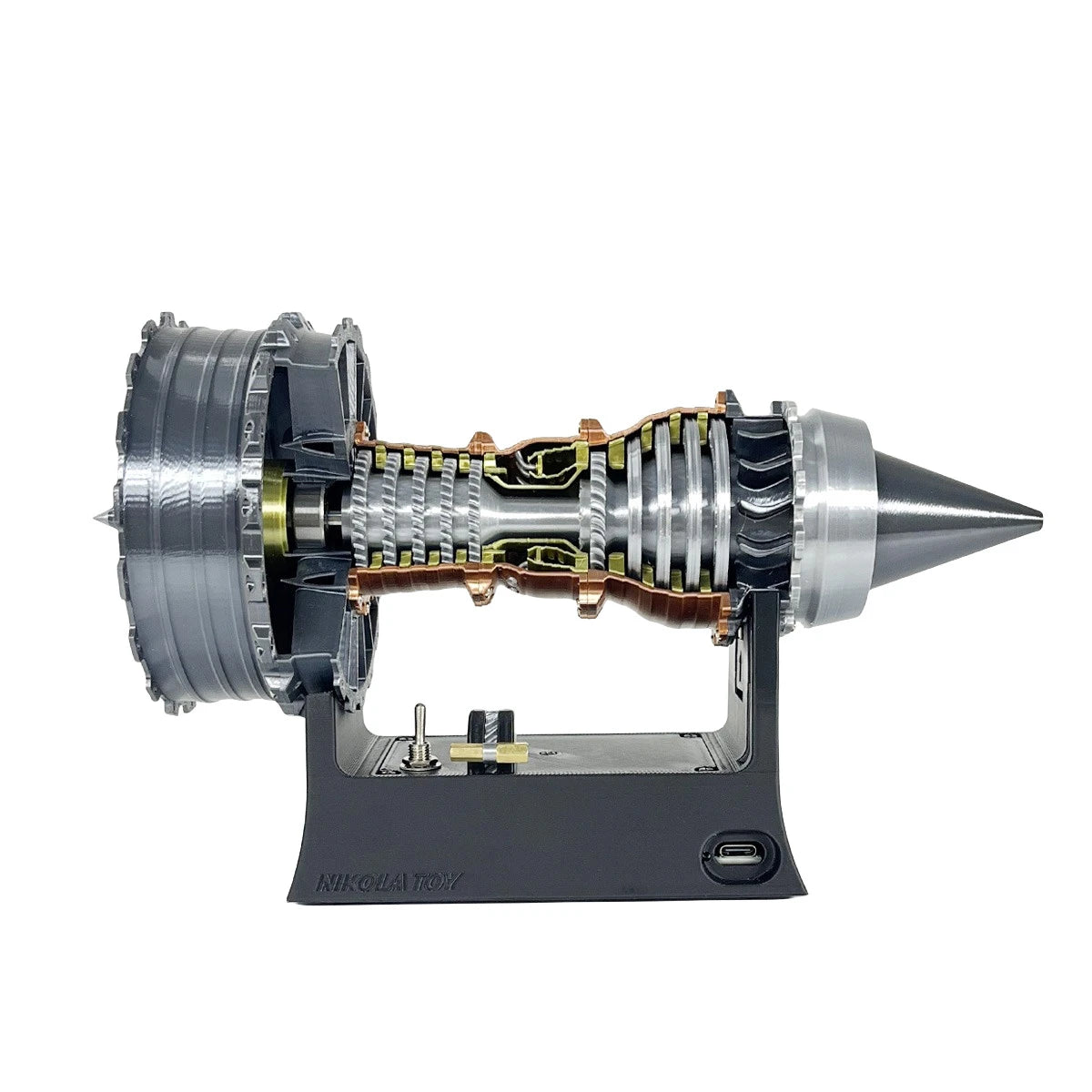 25CM TR-900 High Precision Simulation  Turbofan Engine Model  Toys Aviation Fan Collectibles Static Display Ornaments Gifts
