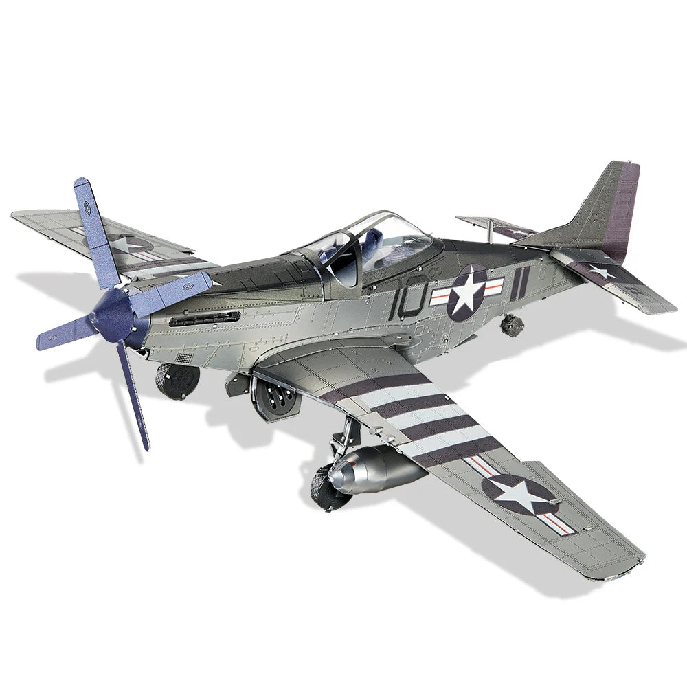 Piececool Model Building Kits Helicopter Aircraft Models 3D Puzzle DIY Fighter Toys for Teen Best Gifts for Christmas Birthday
