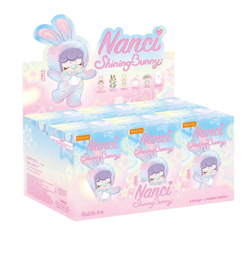 Robotime Rolife Shining Bunny Nanci Series Blind Box New Mystery Box Anime Figure Decoration Collection Customized Gifts- MNBXX