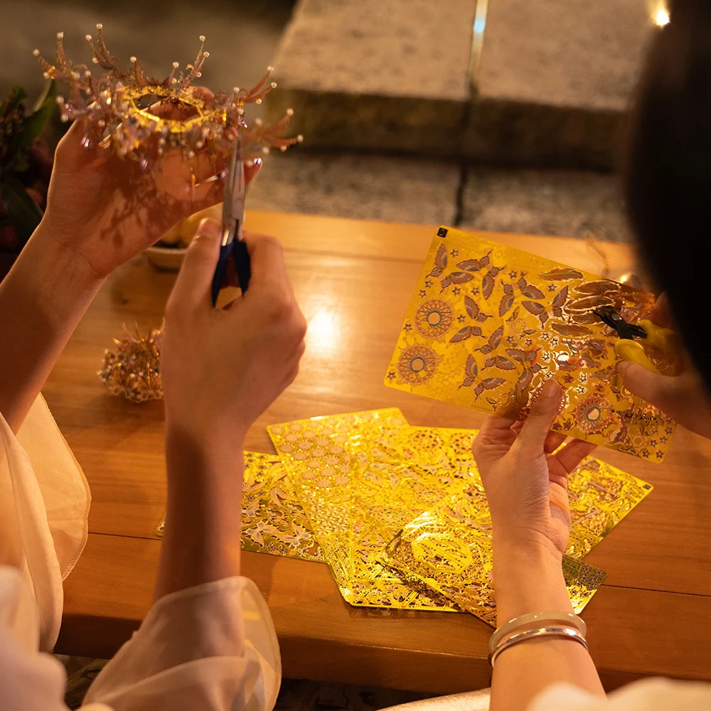 Piececool 3D Metal Puzzles Wind Chime of Romance Assembly Model Kits DIY Set Birthday Gifts for Adult