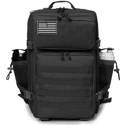50L Tactical Backpack survival Bag Hunting MOLLE Backpack GYM For Men EDC Outdoor Hiking Rucksack Witch Bottle Holder