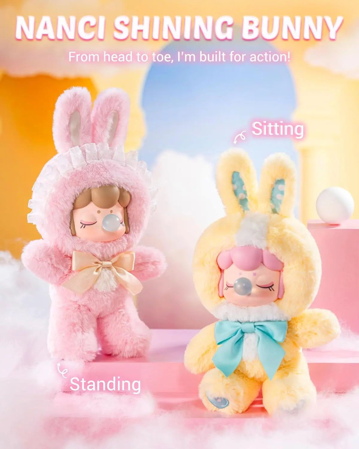Robotime Rolife Shining Bunny Nanci Series Blind Box New Mystery Box Anime Figure Decoration Collection Customized Gifts- MNBXX
