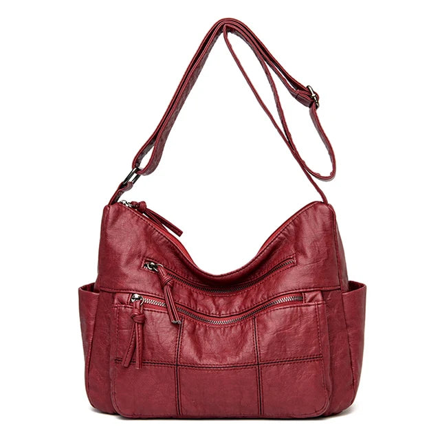 High Quality Leather Luxury Handbags Women Bags Designer Shoulder Crossbody Bags for Women 2024 New Bolsa Feminina Sac A Main
