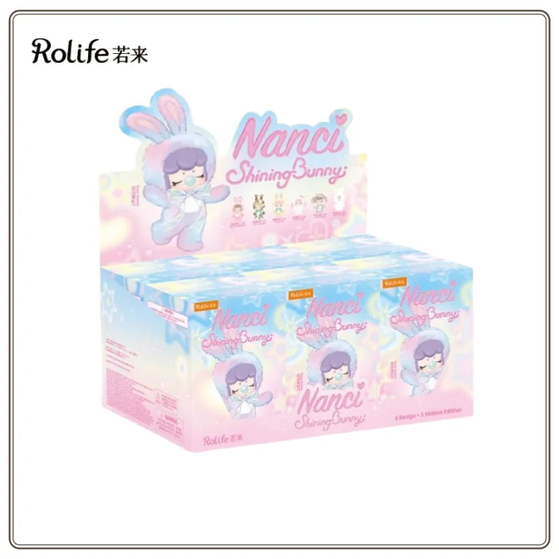 Robotime in stock Rolife Colourful Chocolates Cutie Bears Series Blind Box Vinyl Face Doll Kawaii Toys Surprise Collection Toy