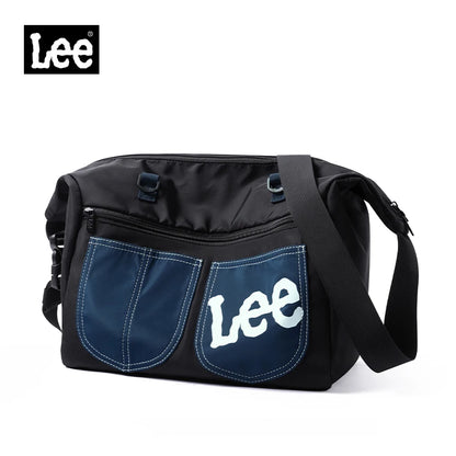 LEE Women Casual Zipper Shoulder Bag Oxford Waterproof Crossbody Bags With Hidden Zipper Pocket For Travel Business Daily Use