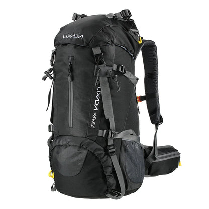 50L Waterproof Outdoor Sport Hiking Camping Travel Backpack Pack Mountaineering Climbing Trekking Bag Knapsack with Rain Cover