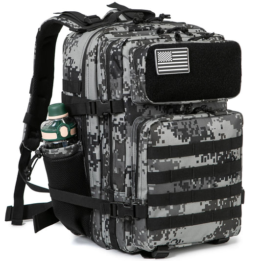 50L Tactical Backpack survival Bag Hunting MOLLE Backpack GYM For Men EDC Outdoor Hiking Rucksack Witch Bottle Holder