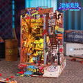 Dynamic Skatepark Diorama Kit - Action-Packed 3D Wooden Bookend, Unique DIY Model for Home Decor and Collection