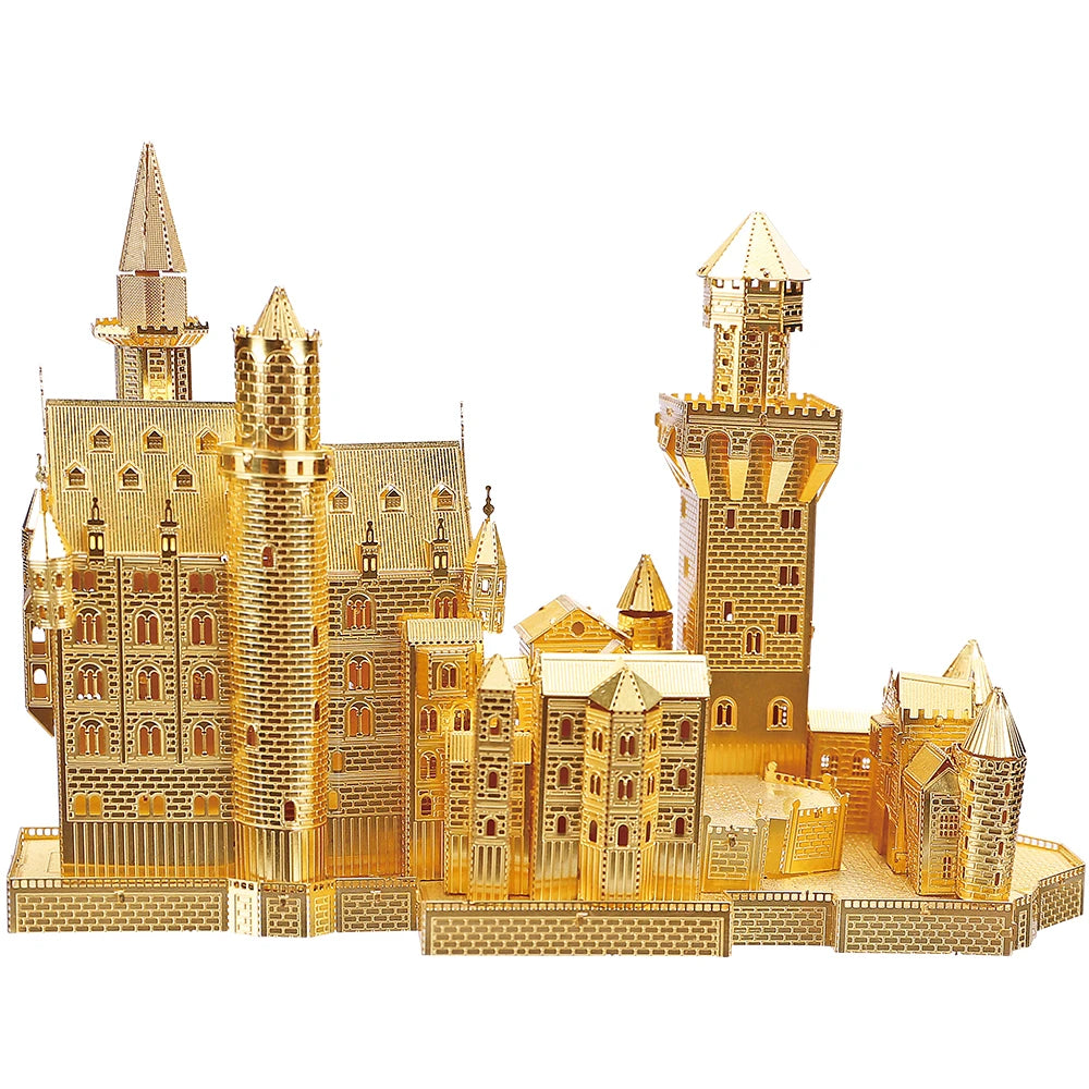 Piececool 3D Metal Puzzle Castle Model Building Kits DIY Toys Jigsaw for Teen Adult Birthday Gifts