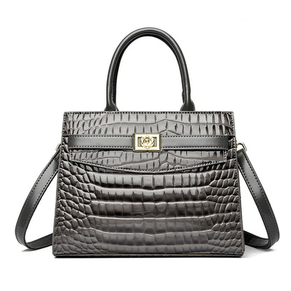 Commuting Sac Alligator Patent Leather Shoulder Crossbody Hand Bags for Women Mother Brand Luxury Handbags Women Bags Designer